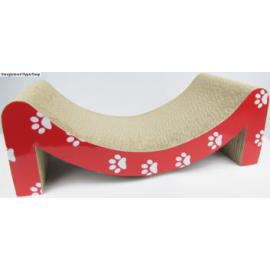 瓦通紙貓抓板系列-M字型 (紅色)